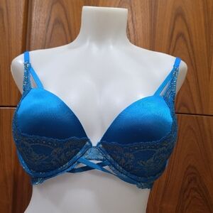 La SENZA Vibrant Blue Lace Bra